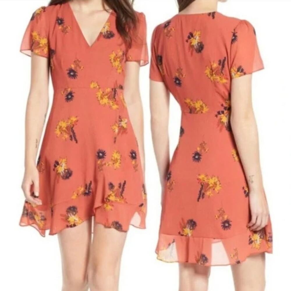 Madewell posey cactus flower mini dress Womens size 10 NWT